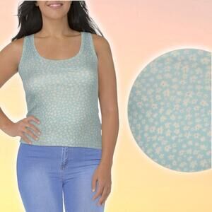 NWT LEVI'S The Summer Tank Slim Fit Sz 3X Floral Print